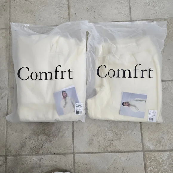 Butter Yellow Hooded Sweatshirt & Joggers Set - Medium/small - Picture 4 of 11